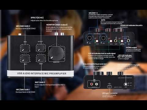 OS3 USB Audio Interface Review – Dual XLR Inputs & Phantom Power!