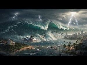 [4K] MEGA TSUNAMI 2025: Entire Coastline of Australia Engulfed (AI Cinematic)