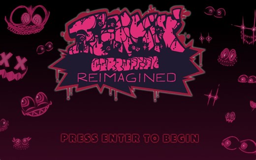 FNF优质大型模组更新-腐化重构V4全流程【光流补帧/更新中】