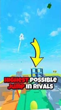 What Is The HIGHEST Possible Jump In Roblox Rivals