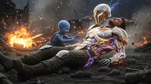 He Shielded an Alien Child From a Plasma Blast Then Woke Up Inside Armor That Obeyed Only Him | Beauty Reacts