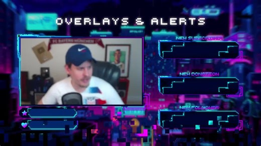 Cyber City Animated Stream Package: Pixel Art Twitch Set - Etsy