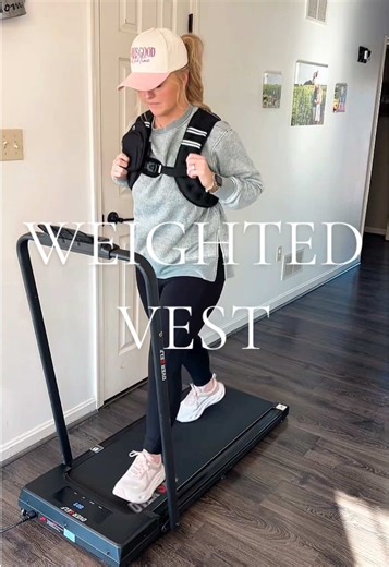 Love my weighted vest to kick things up a notch!! #weightedvest #weightedvests #weightedvestworkout #10kstepsaday #homeworkout Does weighted vest work - weighted vest women