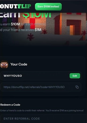 If you play donutsmp and donut flip use my referral code whyyouso #shorts