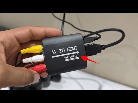 Convert AV2 to HDMI (audio and video) RCA to HDMI