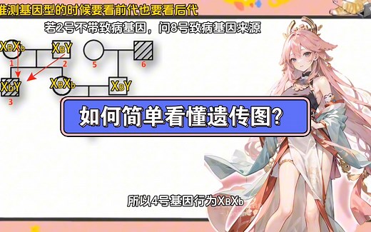 如何简单看懂遗传图？