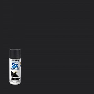Rust-Oleum Painter's Touch 2X 12 oz. Satin Canyon Black General Purpose Spray Paint 346951