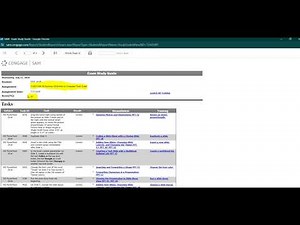 COSC1300 50 Summer 2024 Intro to Computer Final Exam Complete | Summer 2024 Cosc1300 | SAM Cengage