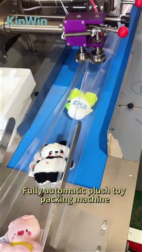 Automatic Plush Toy Packaging Process | Efficient Factory Packing Line