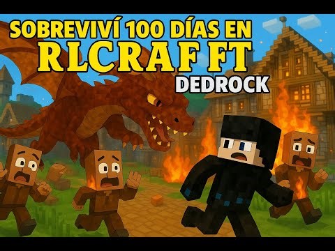 Survived 100 days in Bedrock RL CRAFT - Day 1 to 20