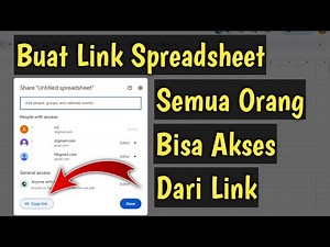 How to Create a Google Spreadsheet Link That Everyone Can Access