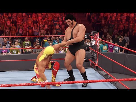 WWE 2K22 - Andre the Giant vs Hulk Hogan - Gameplay (PS5 UHD) [4K60FPS]