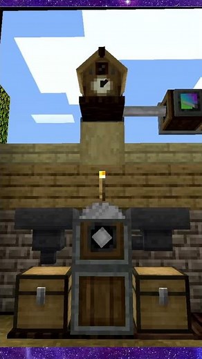 #Shorts - Create Mod Cuckoo Clock Piggy Noon Alarm - YouTube TikTok - Minecraft Satisfying Video
