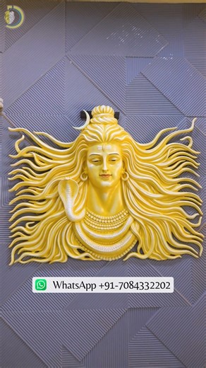 16K views · 385 reactions | ️ Lord Shiva – 4x5ft Wall Mural The...
