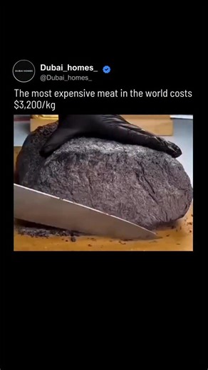 DUBAI HOMES on Instagram: "Wagyu beef earned its reputation for a reason. Its signature marbling gives every cut a buttery texture and deep, lingering flavor. Dry aging takes it even further by concentrating the taste and softening the fibers through weeks of controlled temperature and humidity. That level of care makes Wagyu one of the most exclusive meats in the world, with dry aged cuts reaching about $3200 per kilo. Super premium varieties like Ozaki, produced on a single farm in Japan, can 