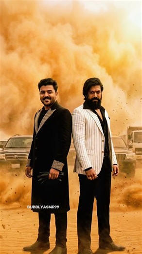 KGF X Saudi Gangster Look 🔥 You & Yash Attitude Mode | AI Cinematic #4kreels #duet #aireels