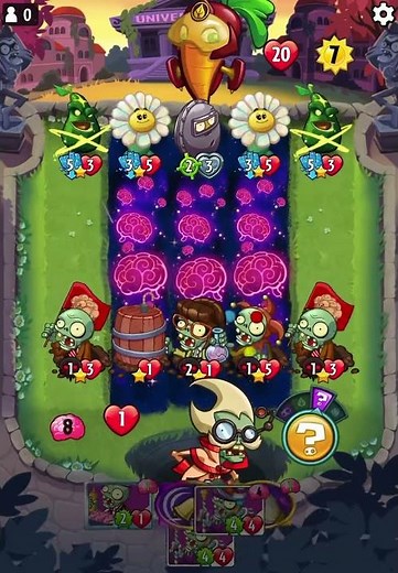 zero to eleven brain August 9 #dailychallenge #pvzheroes Surprise #pvzheroesgameplay #gaming #shorts
