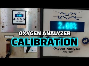 Inert gas plant Oxygen Analyzer calibration || zero & span calibration of oxygen senor-alfa laval