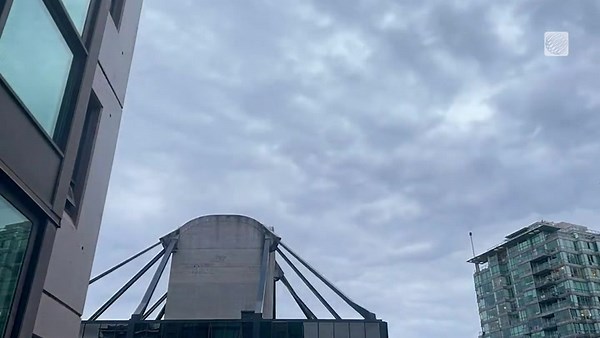 Timelapse shows storm clouds looming over Vancouver