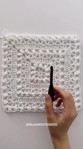 62K views · 861 reactions | This is why it’s called the Tulip Square #crochet #haken #grannysquare | Free crochet patterns by Wilmade | Facebook