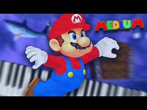 Dire, Dire Docks (from Super Mario 64) - Piano Tutorial