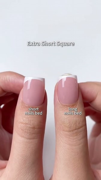 Short nail beds? Long nail beds?There’s a perfect French tip for everyone. 🤍💅