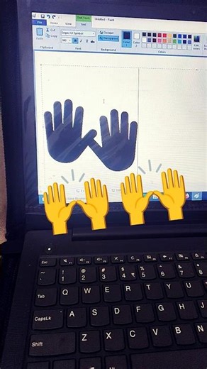 ✋ Hand Symbol Shortcut Key in ms word #computer #tricks