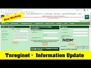 tnreginet # 3 Update l tnreginet.gov.in