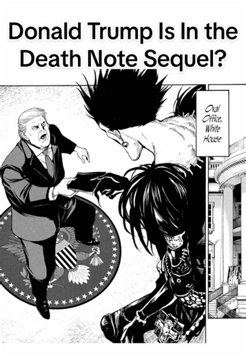 The a-Kira Story is a one-shot Death Note sequel that came out in 2020. During the story, there is a moment where the US president (very similar in appearance to Donald Trump) attempts to acquire the power of Kira. #voiceover #deathnote #llawliet #lightyagami #trump