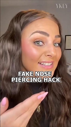 Fake Nose Piercing Hack