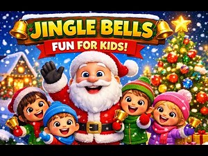 Jingle Bells 🎵 Christmas Song for Kids | 3D Cartoon Santa & Kids #JingleBells#ChristmasSongs