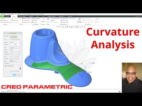 Creo Parametric - How to Use the Curvature Analysis Tool