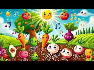 Vitamin Song | Fruits and Vegetables for Kids | Preschool Song