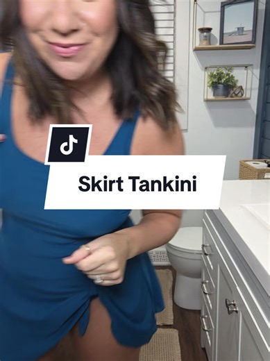 THE tankini skirt swimsuit of 2026! @Eomenie_official #tankini #modestswimsuit