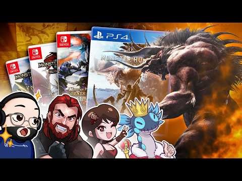 Can these Youtubers solo the 𝙃𝘼𝙍𝘿𝙀𝙎𝙏 Monsters in Monster Hunter?