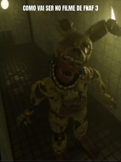 Vazou outras cenas do filme de Fnaf 3 #shorts