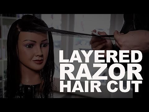 Long Layered Haircut Tutorial with a Razor
