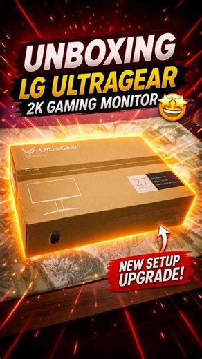 Unboxing LG ULTRAGEAR 27 inch 2k gaming monitor 🔥27GR75Q #lgultragear #gamingmonitor #hindigaming