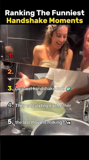 Ranking The Funniest Handshake Moments🤝😂 #funny