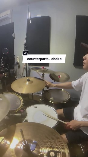 counterparts - choke ( drum cover ) #counterparts #drumcover #fyp