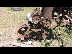 Steel detachable chain in action on covington planter