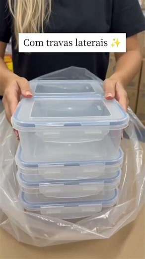 Kit with up to 30 food containers with side locks ✨