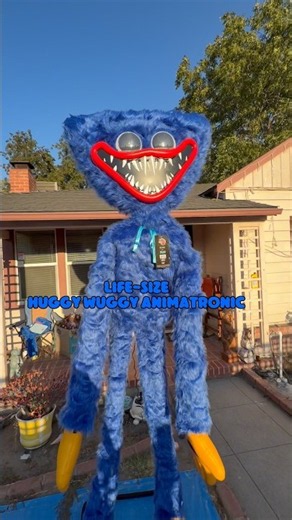 THIS IS A LIFE-SIZE POPPY PLAYTIME HUGGY WUGGY ANIMATRONIC!!!