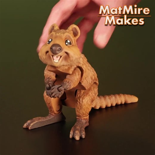 Quokka Digital .STL File for 3d Printing, Articulated Fidget Figure, 3mf Included - Etsy