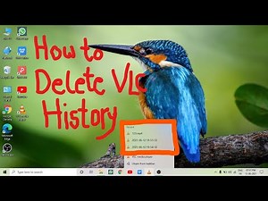 How to delete vlc media player history in windows 10