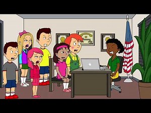 Classic Caillou and Emily Create Chaos at School/Starts a Class Argument/GROUNDED