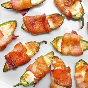 Bacon-Wrapped Jalapeno Poppers