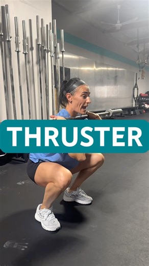 Thruster technique! #workouttutorial #crossfit #thruster #gym
