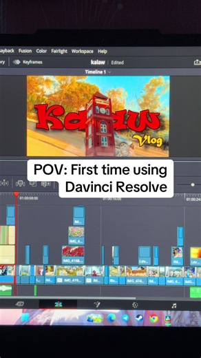Davinci in day 1 #creatorsearchinsights #davinciresolve #cenimatic #tutorial #astrokage