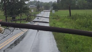 Power restored after storm downs poles in Frederick Co.